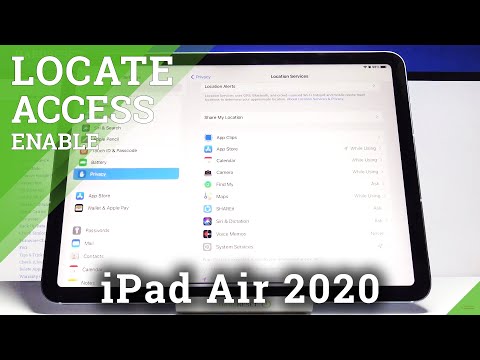 How to Turn On Location Services on iPad Air 2020 – Location Settings