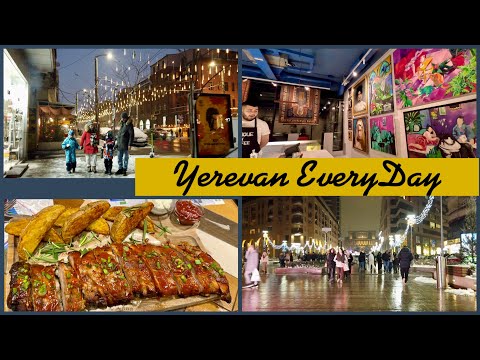 29.12.25, Mo. Գնում էինք տոնավաճառ, բայց մեզ ուղարկեցին ռեստոռան: Աբովյան, Հյոսիսային եւ այլ: