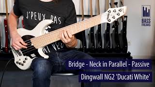 Video thumbnail for Dingwall NG2-6 Ducati white Live Demo - BassFreaks.net by Bass Freaks SPRL