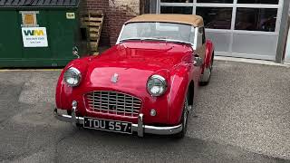 1957 Triumph TR3-Start Up & Driving POV