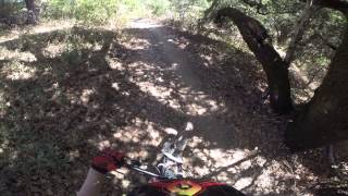 preview picture of video 'full bottom run of Lawndale-Downhill mtb-Single track-Annadel state park'