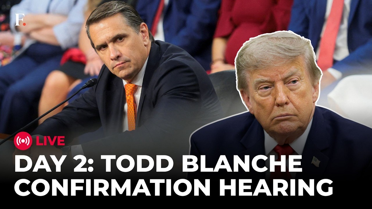 US Senate LIVE: Trump Loyalty Questioned as Todd Blanche Faces Epstein Firestorm