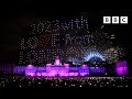 Happy New Year Live! 🎆 London Fireworks 2023 🔴 BBC