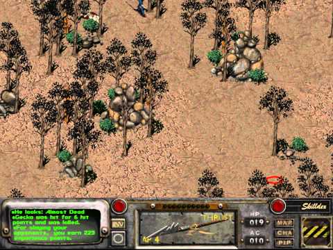 Let's play - Fallout 2 - gameplay - part 9 - hardest difficulty - HD