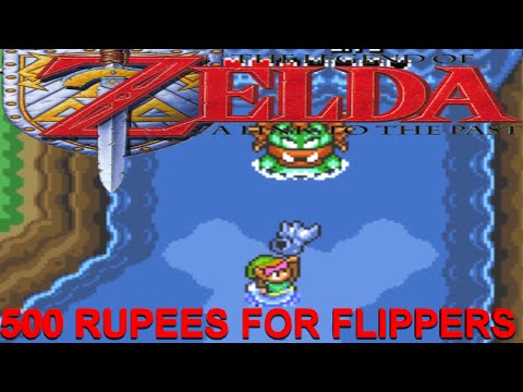 The Legend of Zelda A Link to the Past Playthrough Part 4 500 Rupees for Flippers