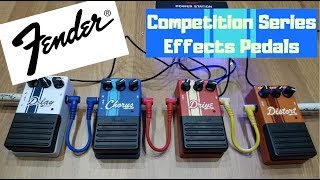 Video thumbnail for Fender Competition Guitar Effects Pedals Review Demo by The Guitar Manifesto