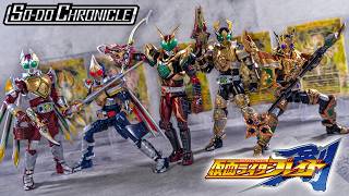 【装動】立体化された俺たちのキングフォームを見ろ！4人の強化フォームが勢揃い！「SO－DO CHRONICLE 仮面ライダー剣」を開封！
