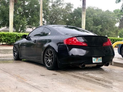 G35 GETS INVIDIA EXHAUST