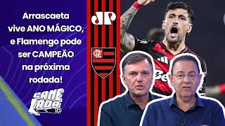 ‘Hoje não sentam na mesma mesa’: Arrascaeta vive ano mágico e Flamengo pode ser campeão na terça