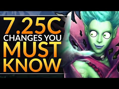 PATCH 7.25c: HUGE Changes, Buffs and Nerfs EVERYONE MUST ABUSE | Dota 2 Pro Gameplay Guide