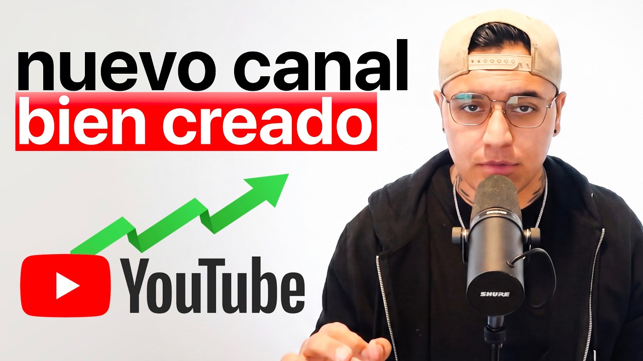 Cómo CREAR un canal en YouTube que CRECE RÁPIDO Paso a Paso (Lo Que Nadie Te Explica)