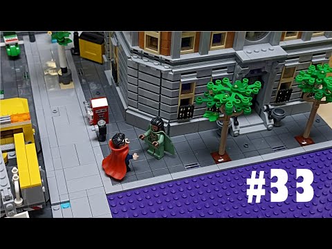 Endlich das Sanctum Sanctorum um einen Brick erhöhen - Bau meiner Lego Stadt Teil 33
