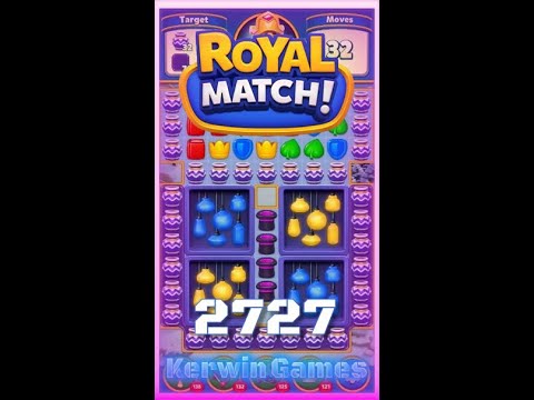 Royal Match Level 2727 - No Boosters Gameplay