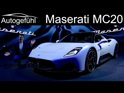 Maserati MC20 supercar REVEAL - 630 hp with F1 tech - Autogefühl