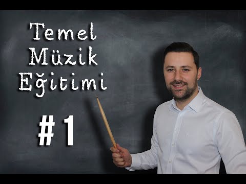 Temel Müzik Eğitimi Ders 1 - Porte (Dizek) ve Anahtarlar (Açkı)