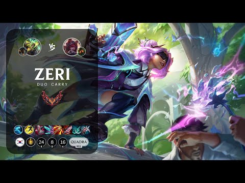 Zeri ADC vs Xayah - KR Grandmaster Patch 13.4