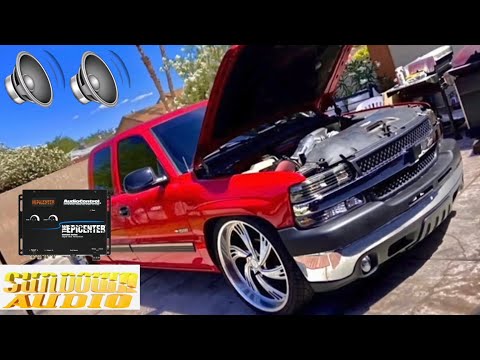 Sundown audio Sa10 x2 classic sfb200.4 sfb3000 Sylvester apocalypse fox acoustics on 99-06 Silverado