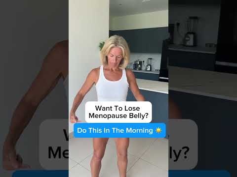 Do this workout in the morning to lose menopause belly!