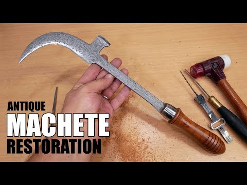 Antique Rusty Machete Restoration