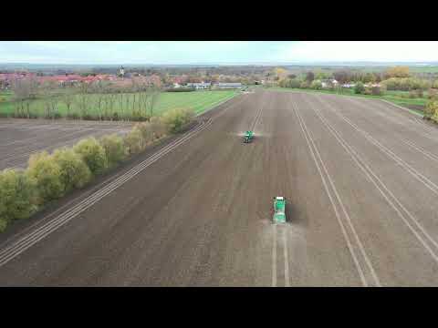 Ausbringung von Düngekalk Herbslebener Algenkalk 2022