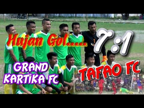 HUJAN GOL...7:1 GRAND KARTIKA FC VS TAFAO FC