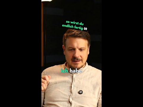 So Wirst Du Endlich Fertig