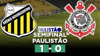 NOVORIZONTINO VENCE O CORINTHIANS E ESTÁ NA FINAL DO PAULISTÃO! NOVORIZONTINO 1 x 0 CORINTHIANS