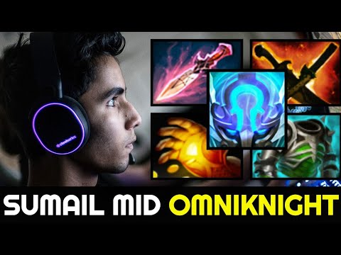 SUMAIL Mid Omniknight — Random pick vs GUNNAR Void Spirit 7.28 Dota 2