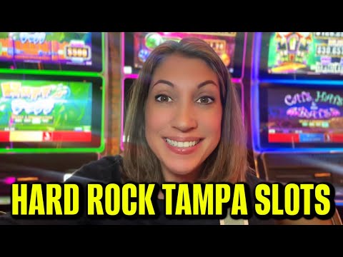 Bouncing around the slot floor at Hard Rock Tampa 🤞 👍  🎰