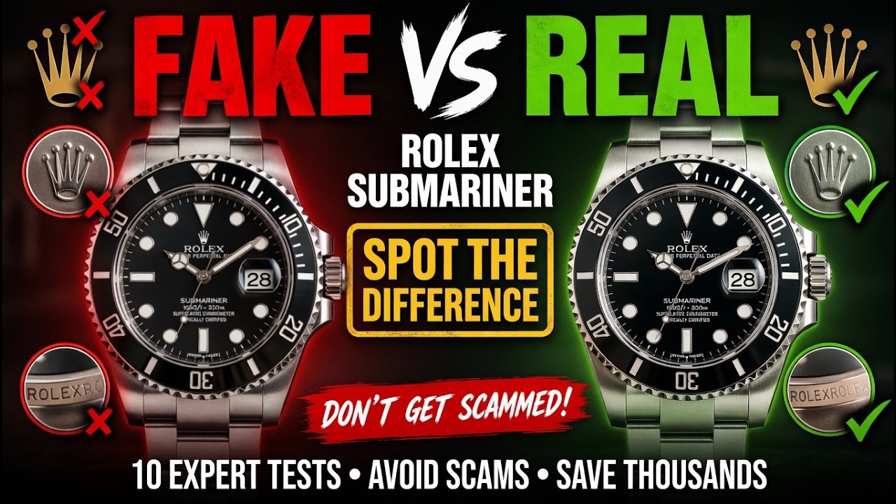 How to Spot a Fake Rolex vs Real Rolex. The Complete Expert Guide