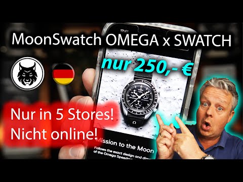 MoonSwatch OMEGA x SWATCH für 250,-  € ! LIMITED PREORDER weltweit ausverkauft! - Deutsch - 4K