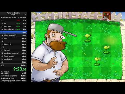 Plants vs. Zombies Any% in 3:39:27