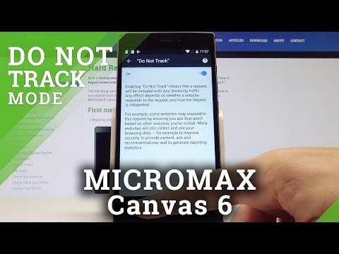 How to Enable Do Not Track in MICROMAX Canvas 6 - Chrome Privacy Settings