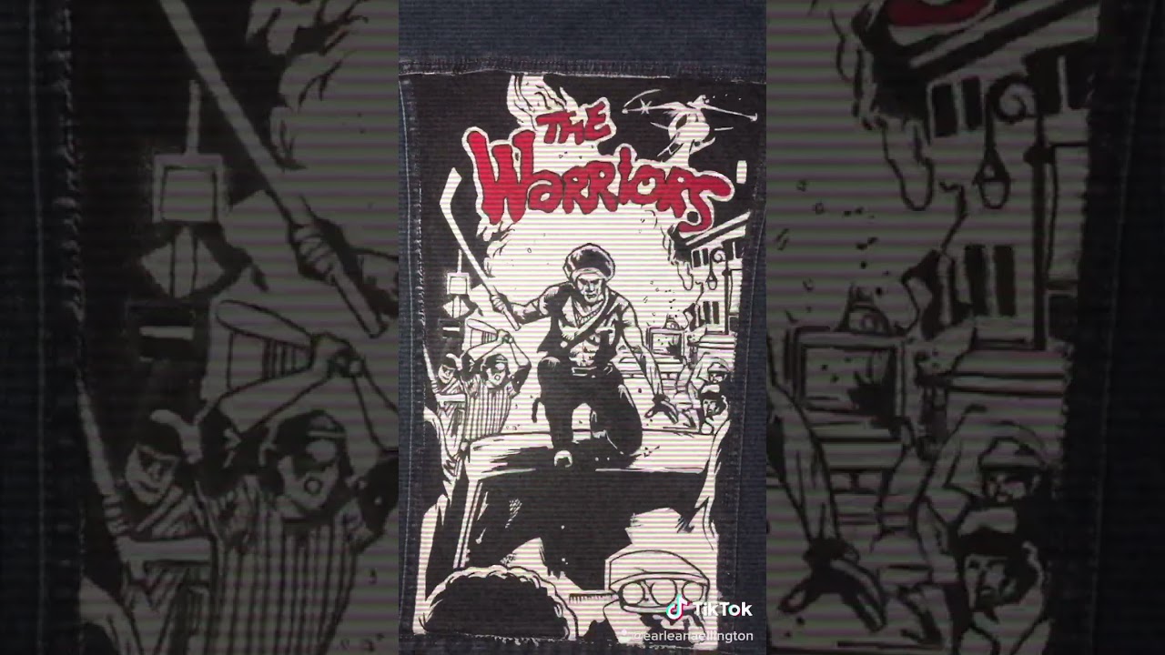 Hand Painted The Warriors 1979 movie Jean Jacket