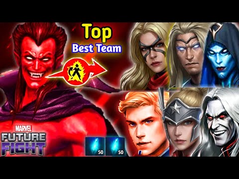 [Top 5 Best Team Against 🔥Mephisto] l World BOSS Legend l in - Marvel future fight #rkmff