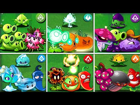 Random 6 Team Plants & Mint Battlez - Who Will Win? - PvZ 2 Team Plant vs Team Plant