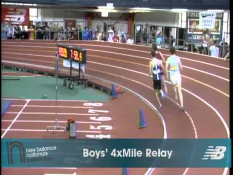 Boys 4xMile Heat 2 Part 1 - New Balance Indoor Nationals 2011