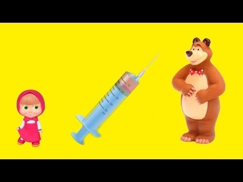 Masza i Niedzwiedz po polsku strzykawka dla snu