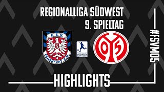 Highlights & Tore | FSV Frankfurt 2:1 1. FSV Mainz 05 II | 09.Spieltag RL-Südwest 2022/2023