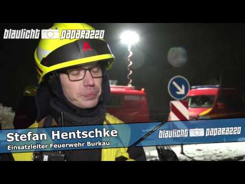 B98 in Burkau nach Shcneebruch gesperrt