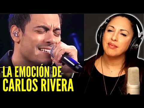 CARLOS RIVERA |💥RECUERDAME 💥|  Vocal coach REACTION & ANALYSIS