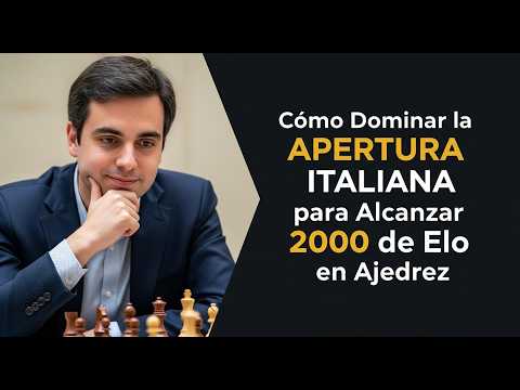 Cómo Dominar la APERTURA ITALIANA para Alcanzar 2000 de Elo en Ajedrez