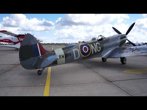 Roskilde Airshow 2017, Spitfire Mk. XVI, P-51D Mustang