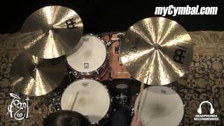 Video thumbnail for Meinl 21" Byzance Traditional Medium Ride Cymbal (B21MR-1010915Y) by Memphis Drum Shop