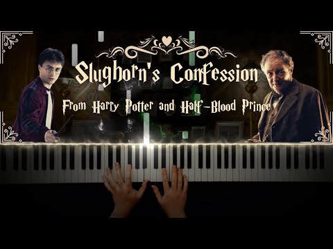 Slughorn's Confession - Harry Potter and Half-Blood Prince - Synthesia Piano Cover / Tutorial