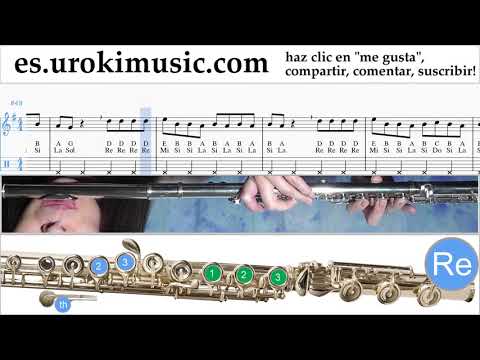 Tutorial de Flauta Lele Pons - Celoso Clases Notas um-i927
