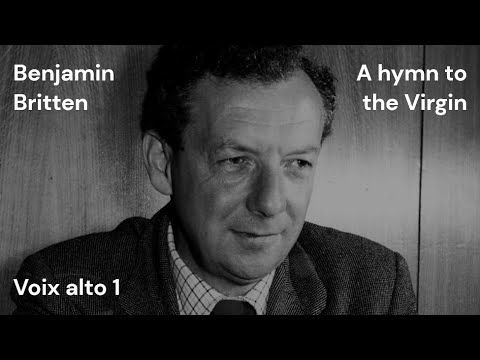 A hymn to the Virgin - Benjamin Britten - alto 1
