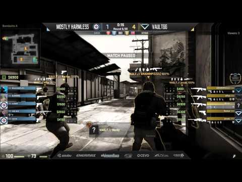 RGN Pro Series NA 2016 Vault GG vs Mostly Harmless Bo3 Map 1 on Train - skinsanity.gg