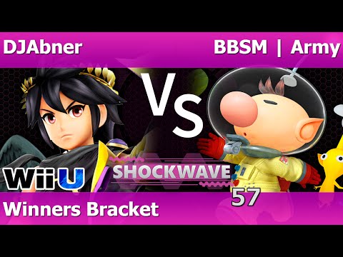 SW 57 Smash 4 - DJAbner (Dark Pit, Shulk) vs BBSM | Army (Olimar, Ryu) - Winners Bracket