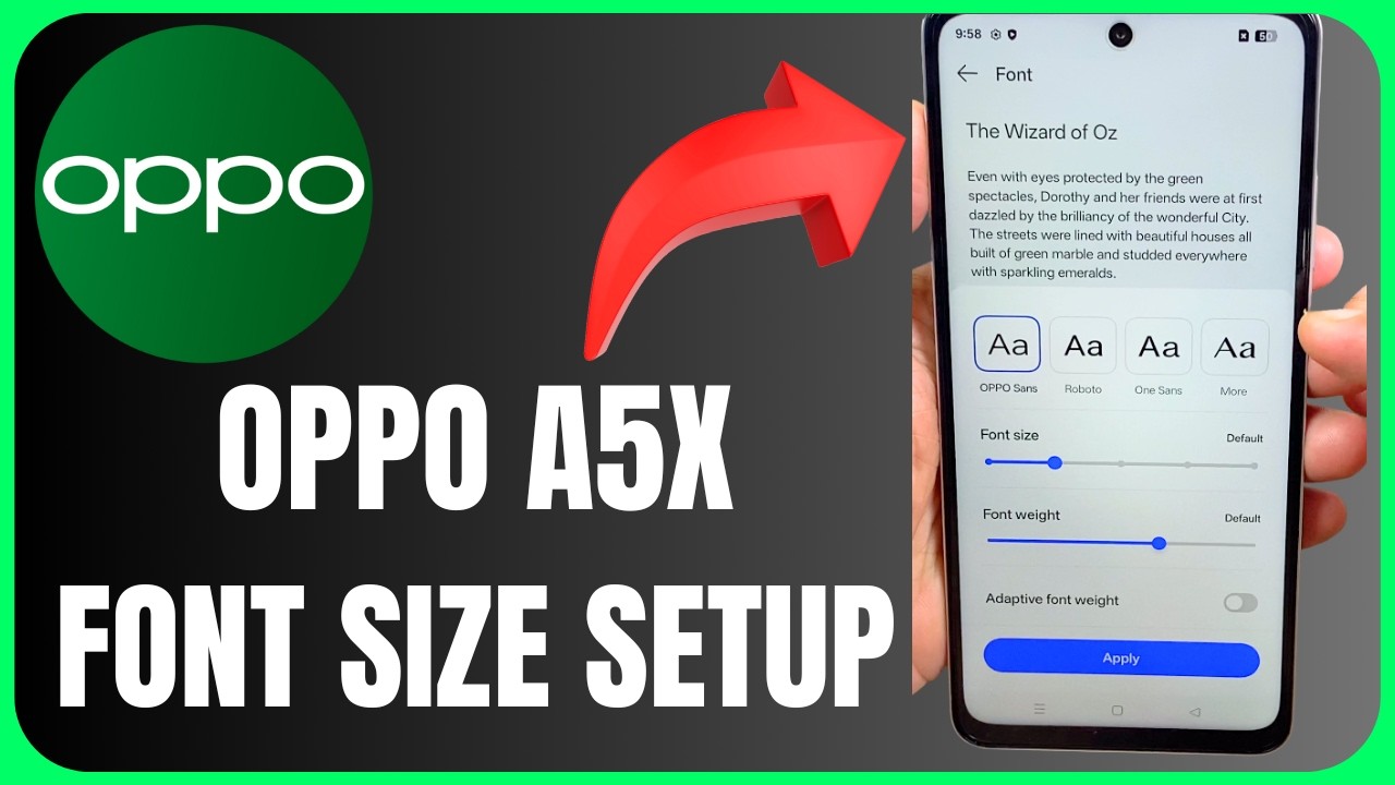 🔥 What’s the BEST Font Size for Oppo A5X Users? 🤔📱